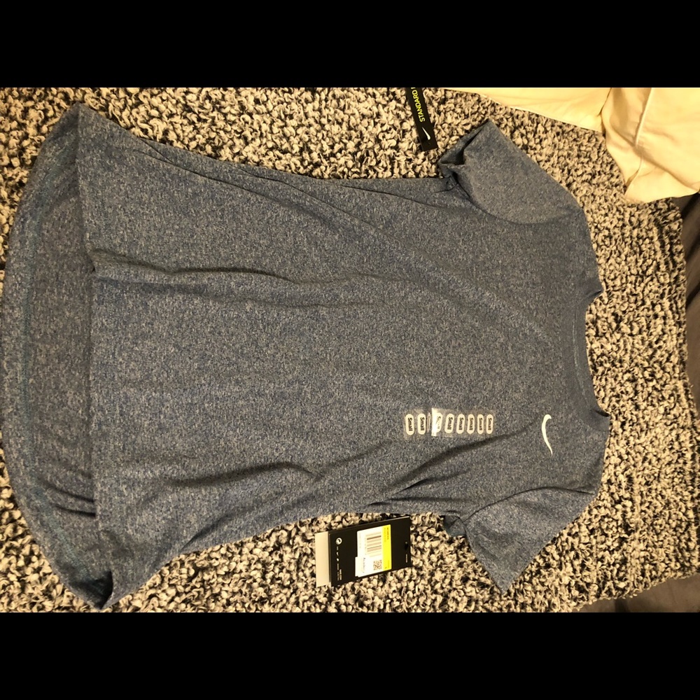 blue nike tee